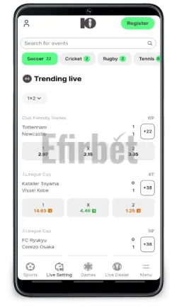 10bet Huawei App Sports betting