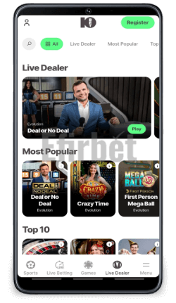 10Bet Mobile App Live Casino South Africa