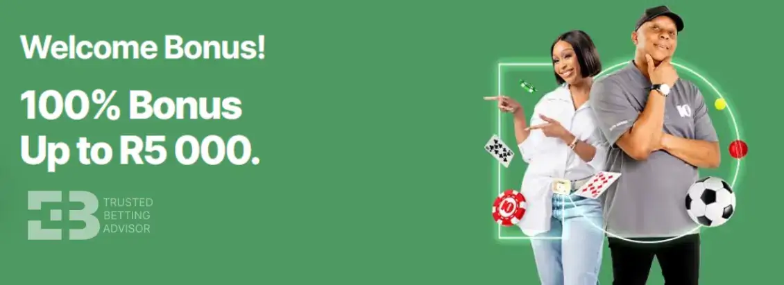 10Bet Welcome Bonus For Sport & Casino R5000