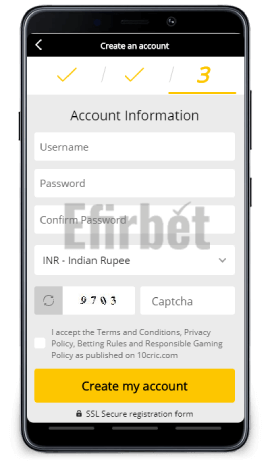 10cric Mobile registration final