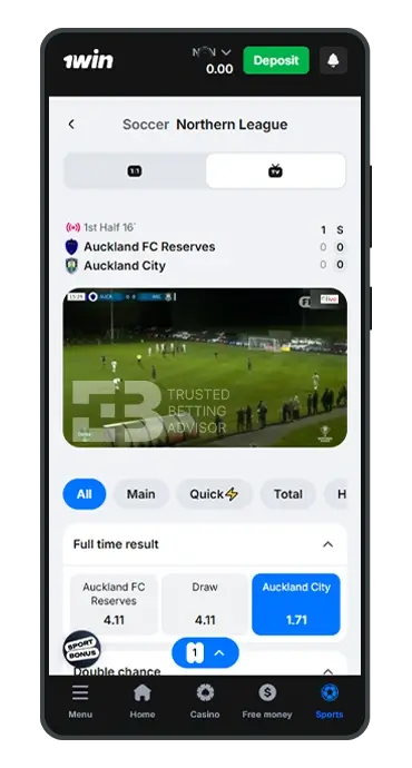1Win App Android Live Betting NG