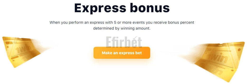 1Win Bonus Express Bets
