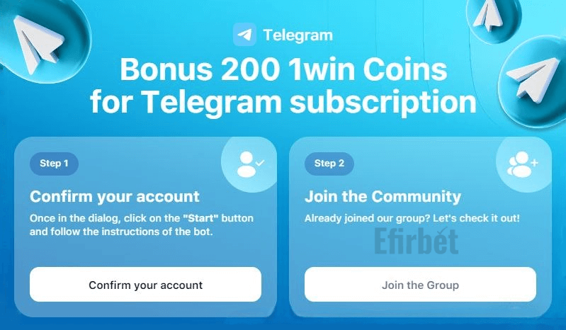 1Win Bonus for Telegram
