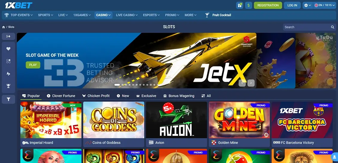 1xBet Casino Games Nigeria