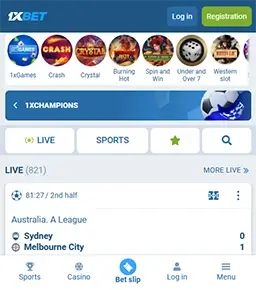 1xBet Mobile Screenshot Nigeria