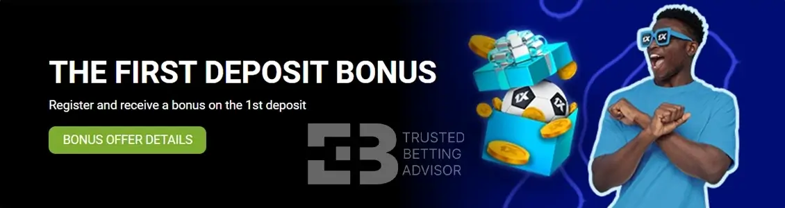 1xBet Sports Welcome Bonus Kenya