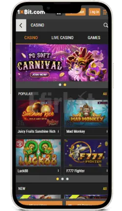 1xBit mobile casino