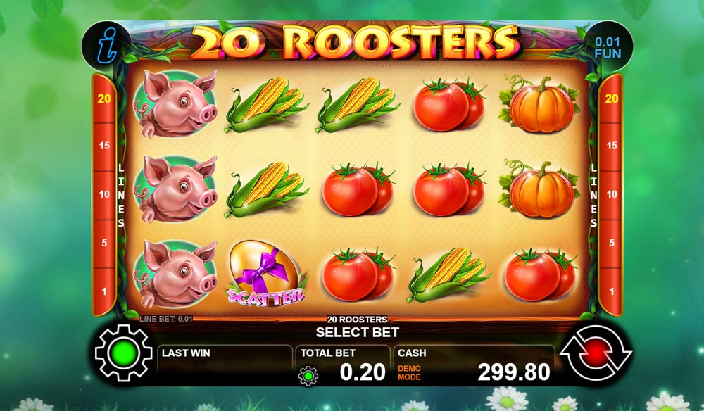 Пробвайте 20 Roosters!