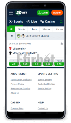 20bet mobile