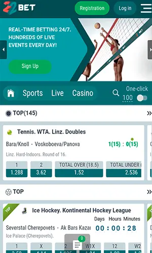 22Bet mobile screenshot