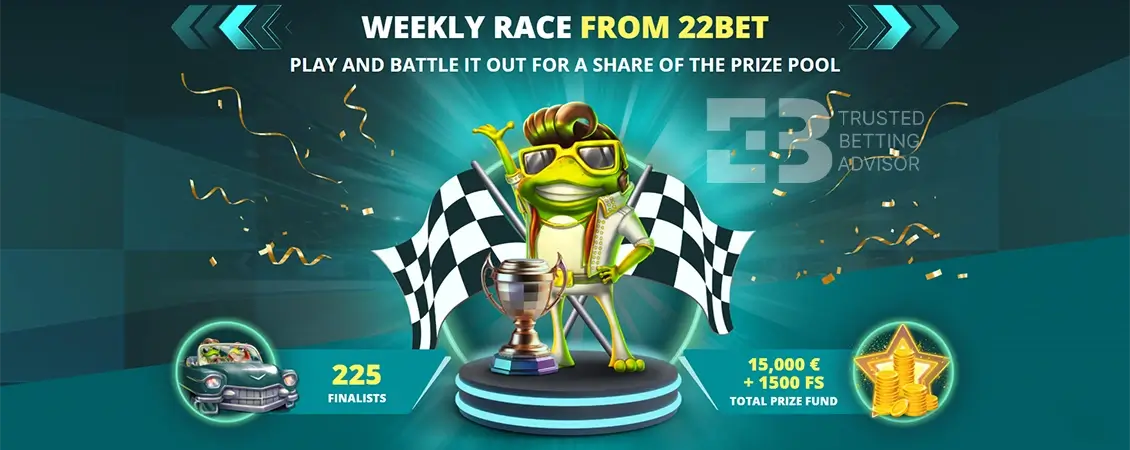 22Bet Nigeria Weekly Race