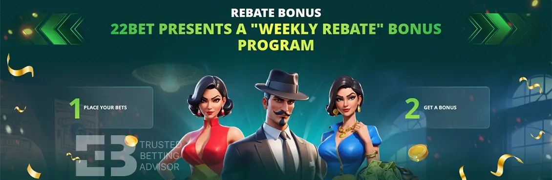 22Bet Nigeria Weekly Rebate