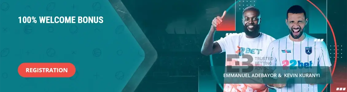 22Bet Nigeria Sports Welcome Bonus