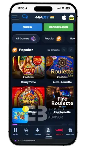 4rabet app casino