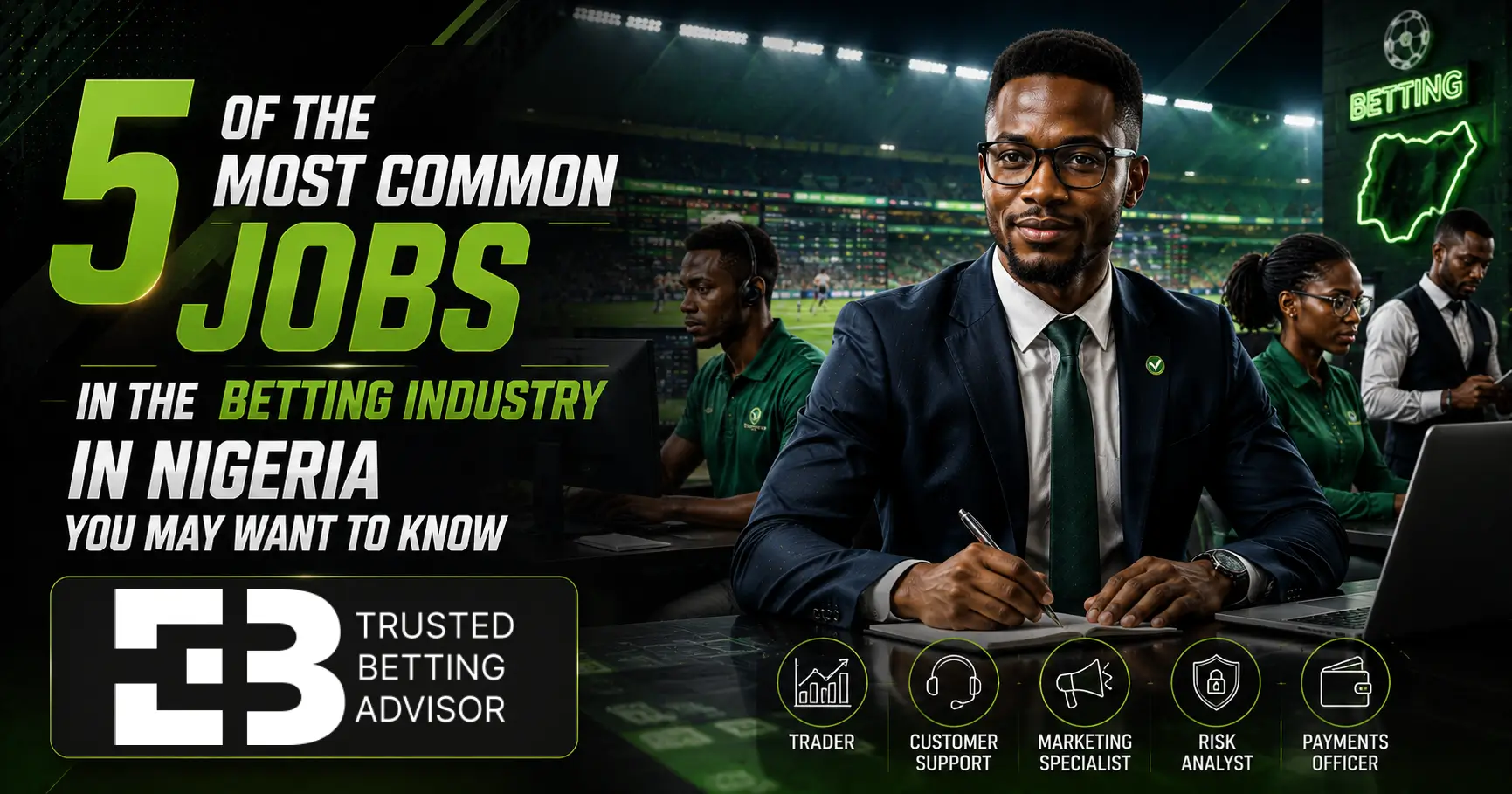 5 of the Most Common Jobs in the Betting Industry in Nigeria You May Want to Know
