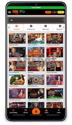 888bet tz App Live Casino