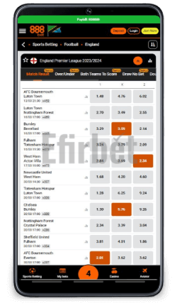 888Bet Tanzania App Sports Betting