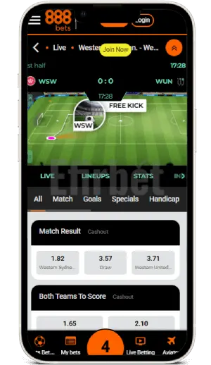 888Bets apk live betting