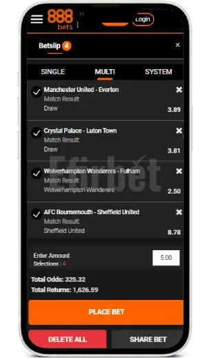 888Bets app iOS