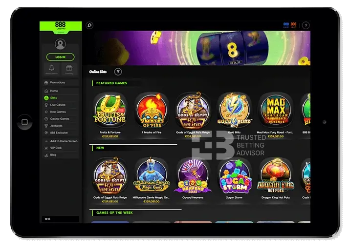 888casino Slots App