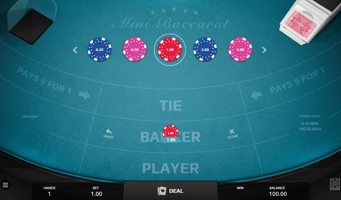 Try Baccarat by Mascot Gaming Now!