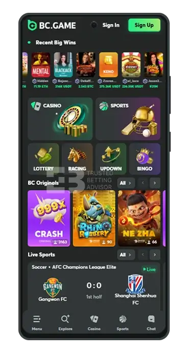 BC Game App Android