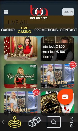 Mobile cover of Bet on Aces