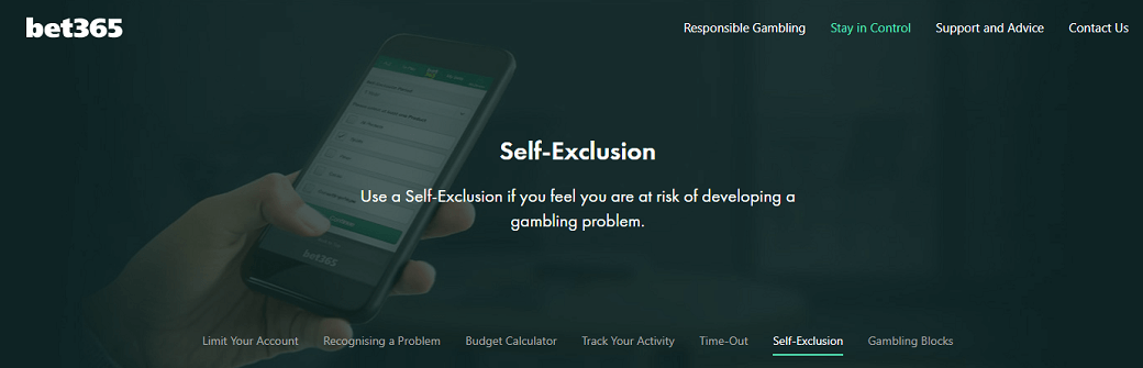 Bet365 removing self-exclusion