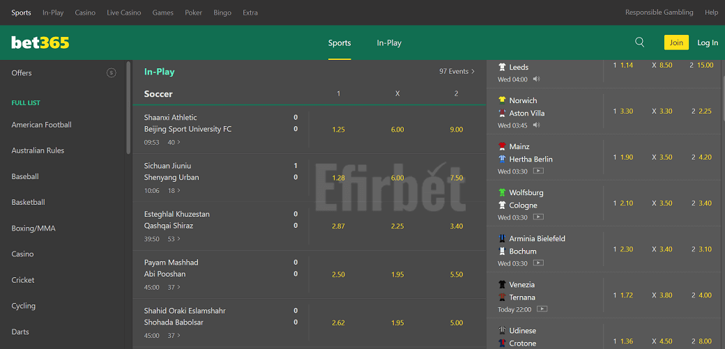 Bet365 Indonesia bookmaker