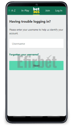 Bet365 mobile login