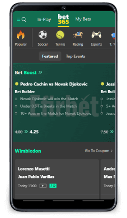 Bet365 Android app