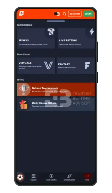 Betano Android APp