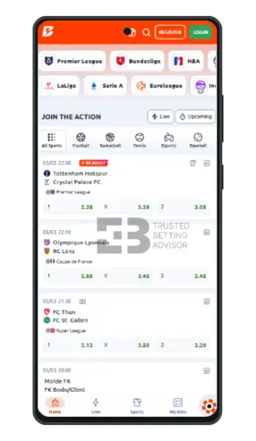 betano Android App sports