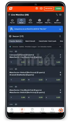 Betano App Live Sports