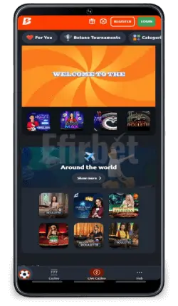 Betano mobile App Live Casino Games
