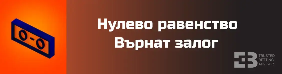 Нулево равенство - върнат залог