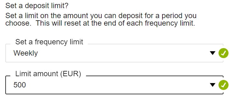 betfair deposit limit
