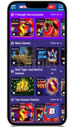 Betfred app casino