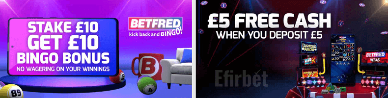 Betfred bingo bonuses