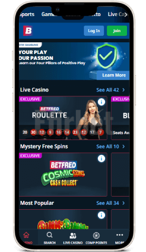 Betfred Mobile App Casino