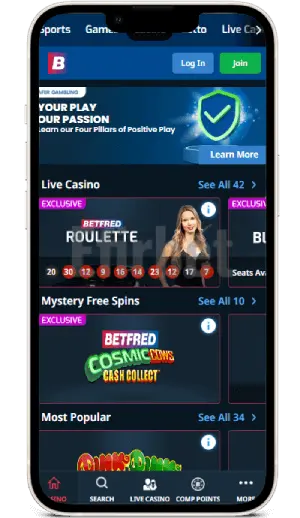 Betfred Mobile App Casino
