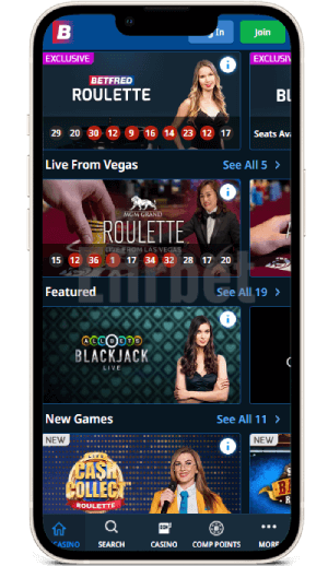 Betfred Mobile App Live Casino