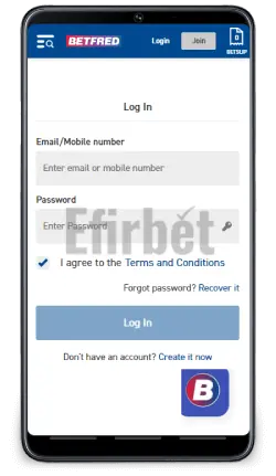 Betfred app login
