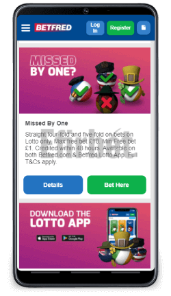 Betfred lotto app