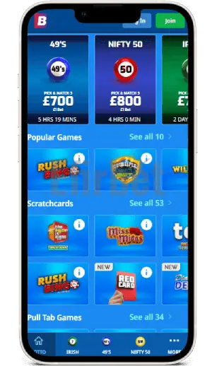 Betfred app lotto