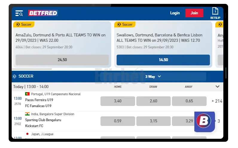Betfred app South Africa