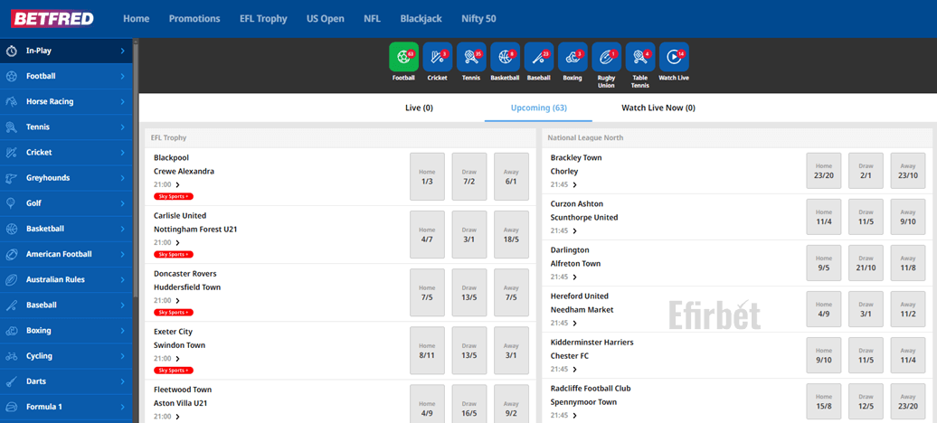 Betfred live betting