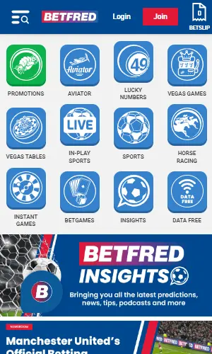 Betfred UK Mobile Screenshot