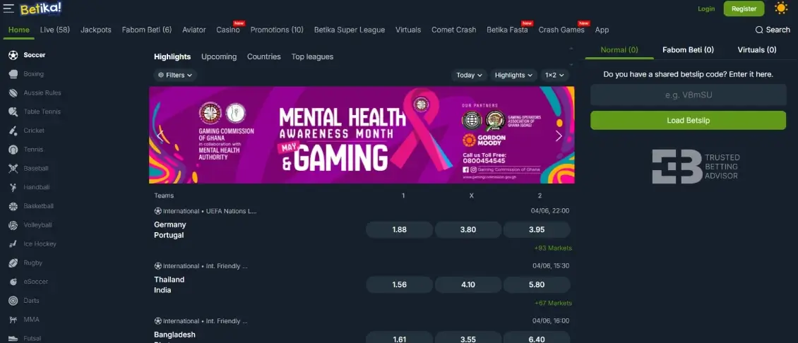 Betika Sports Betting