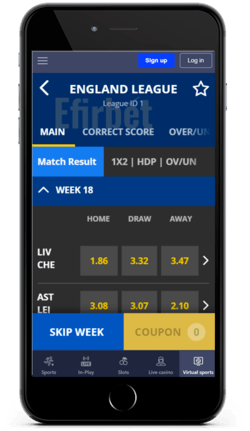 betmaster ios app virtual sports